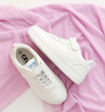 CEMI Baskets Blanc/Bleu/Rose