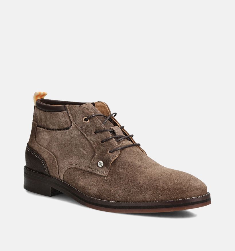 Berkelmans Silesia Chaussures classiques en Taupe pour hommes (363157) - pour semelles orthopédiques
