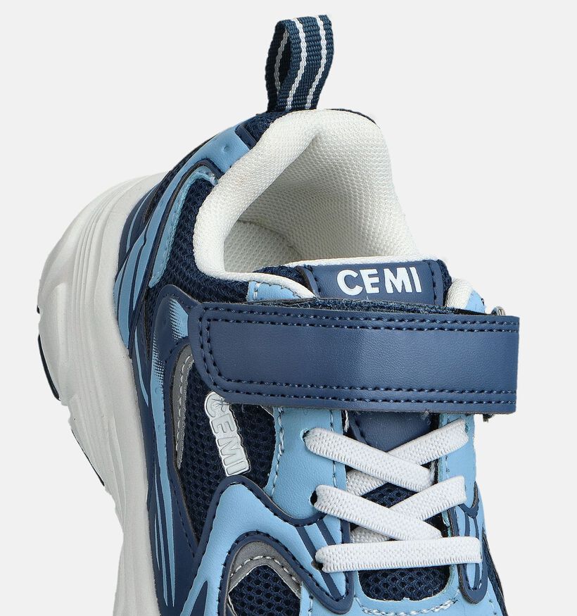 CEMI Blauwe Sneakers voor meisjes, jongens (366025) - geschikt voor steunzolen