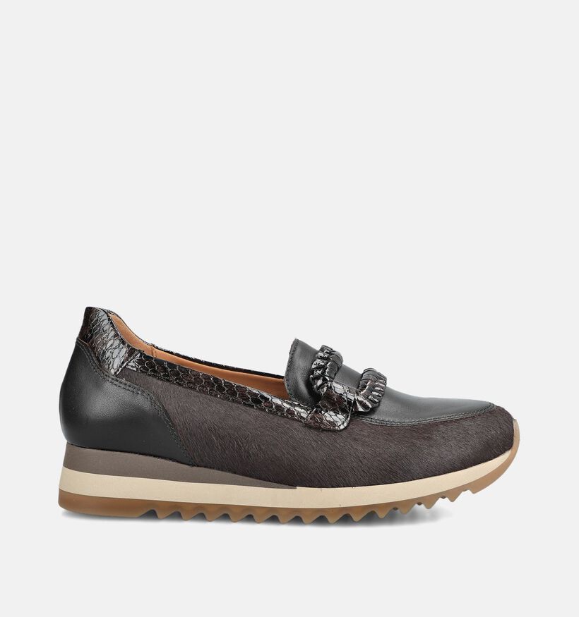 Gabor Chaussures plates en Brun fonc&eacute; pour femmes (376967) - pour semelles orthop&eacute;diques