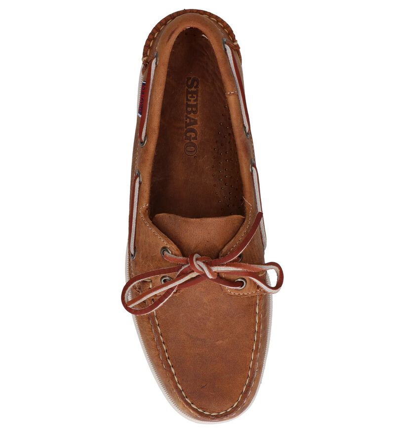 Sebago Dockside Chaussures bateau en Brun pour hommes (336831)