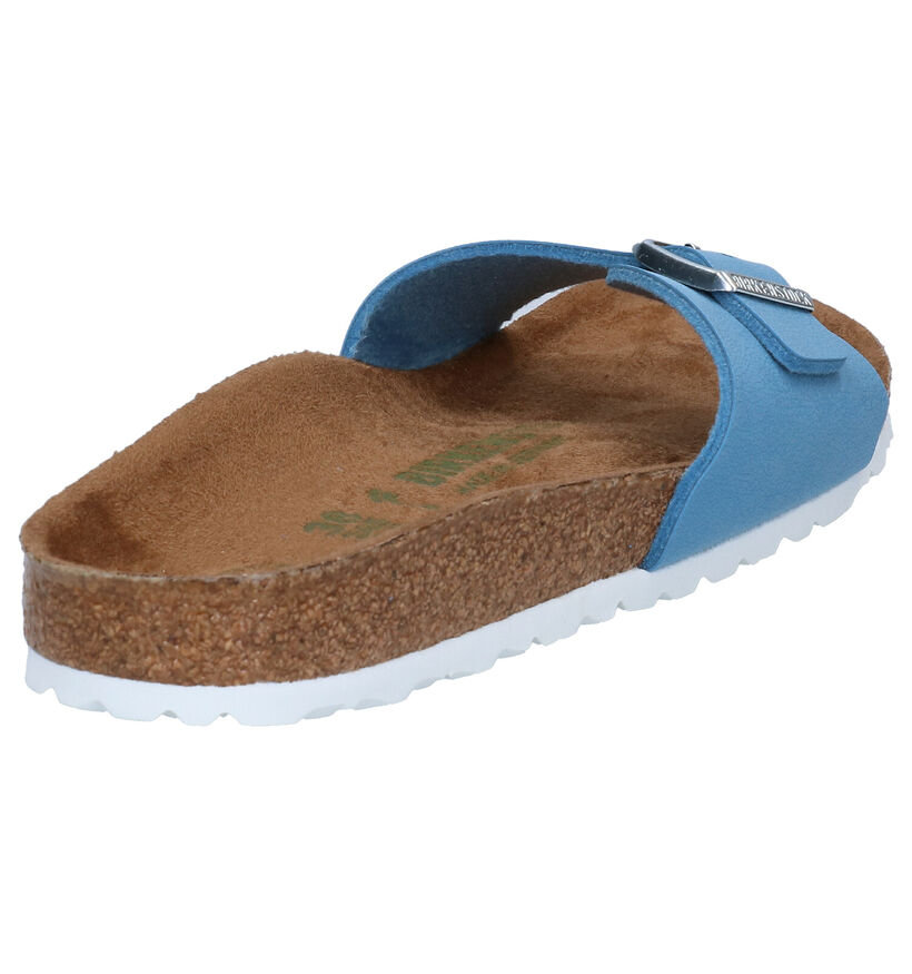 Birkenstock Madrid Birko-Flor Witte Slippers voor dames (338044)