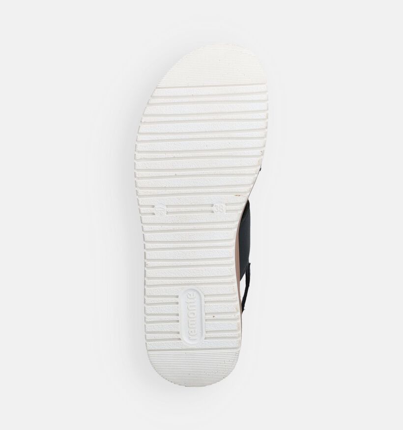 Remonte Zwarte Sandalen voor Steunzolen voor dames (370462) - geschikt voor steunzolen