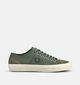 Fred Perry Hughes Canvas Suede Chaussures &agrave; lacets en Vert pour hommes (375102)