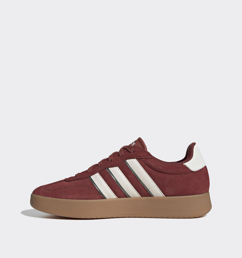 adidas Barreda Baskets en Bordeaux pour hommes, garçons (350208) - pour semelles orthopédiques