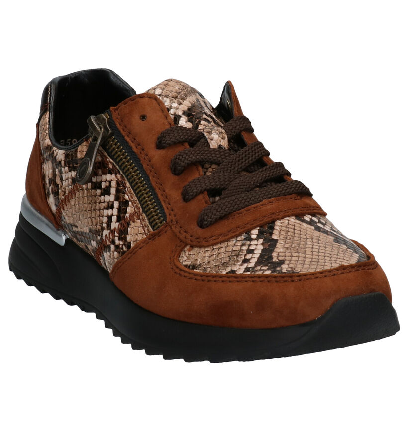 Rieker Blauwe Sneakers in nubuck (287464)
