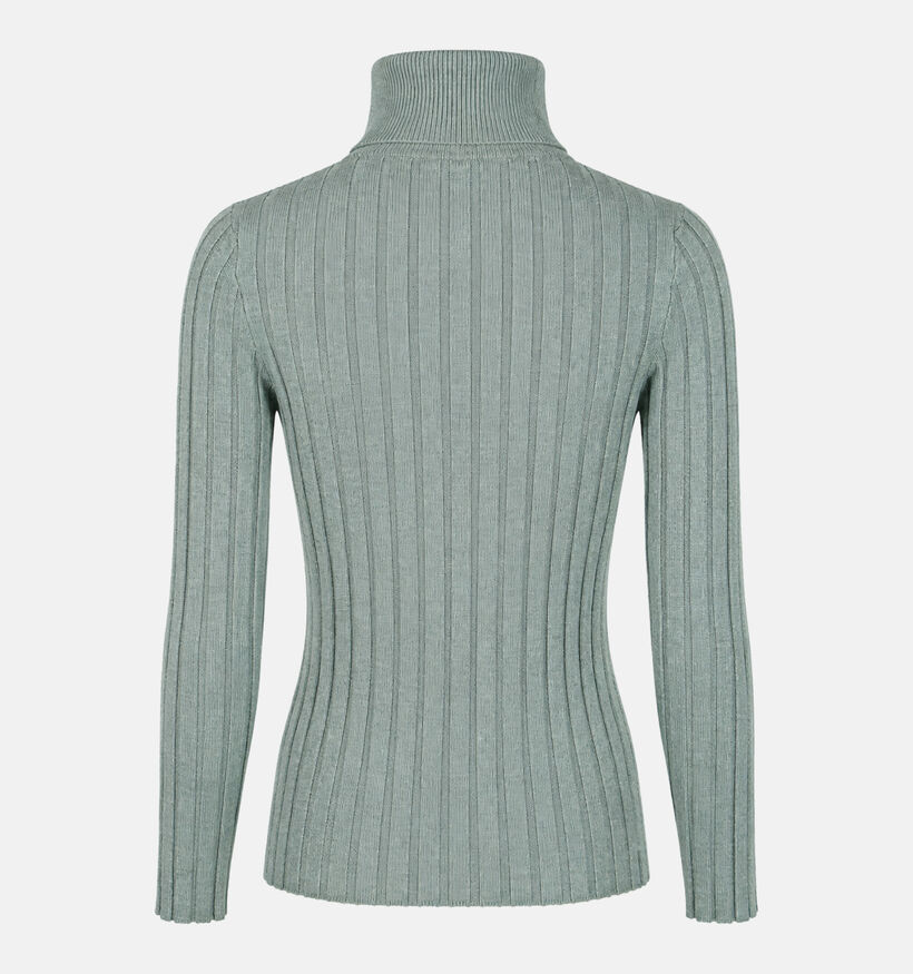 The Korner Turtleneck Pull en Vert pour femmes (382180)