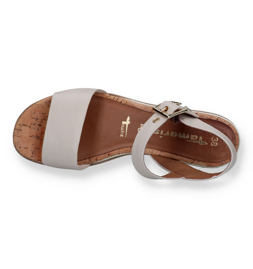 Tamaris Sandales compensées en Beige pour femmes (334986)