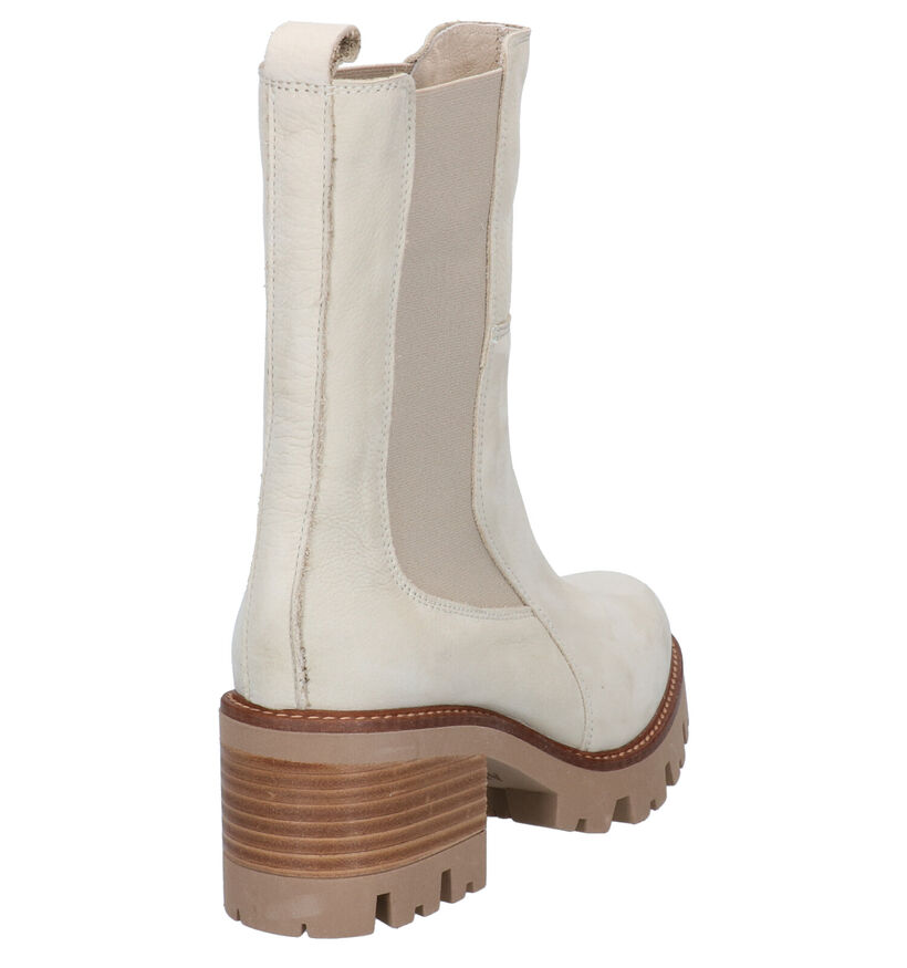 Akula Bottes courtes en Brun clair en nubuck (298734)