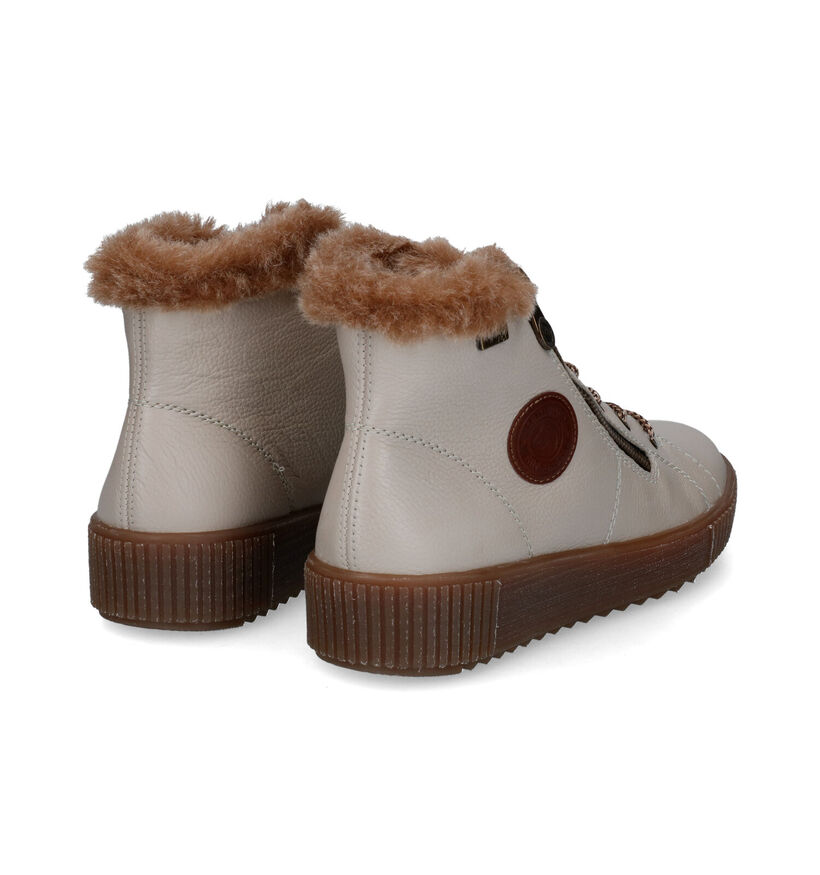 Remonte Beige Sneakers voor dames (312621) - geschikt voor steunzolen