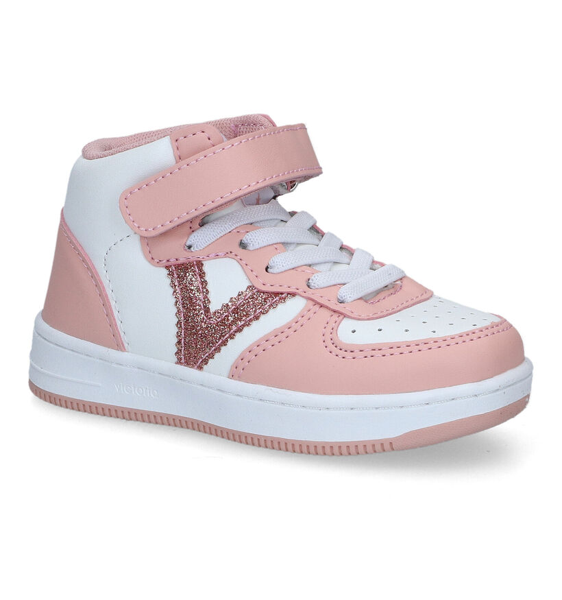 Victoria Baskets montantes en Rose pour filles (315528)