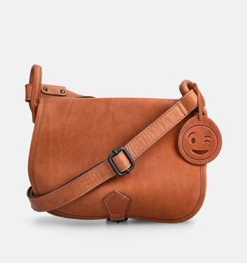 Crossbodytas cognac