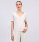 Expresso Beige Trui met V-hals voor dames (356864)