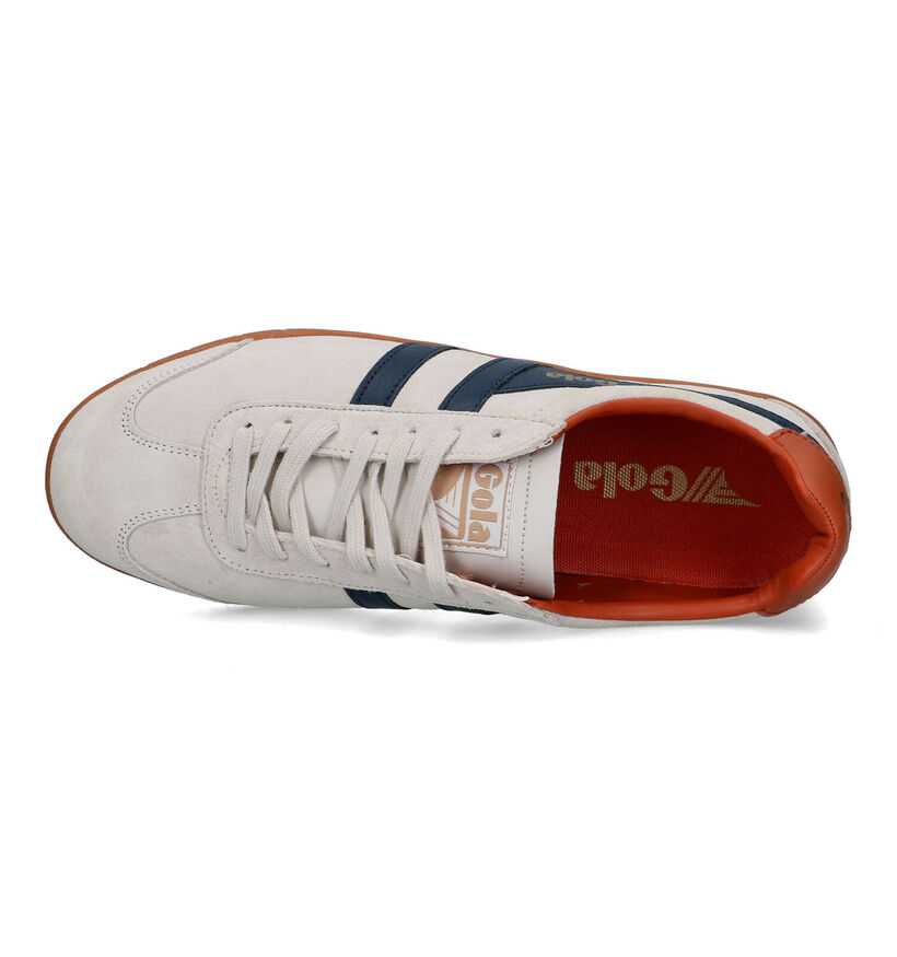 Gola Hurricane Suede Baskets en Beige pour hommes (336324) - pour semelles orthopédiques