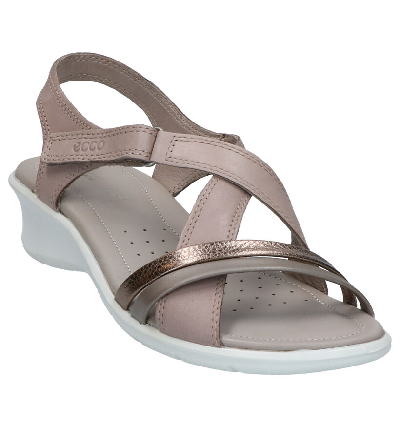 Ecco Felicia Sandales en Taupe en cuir (269710)