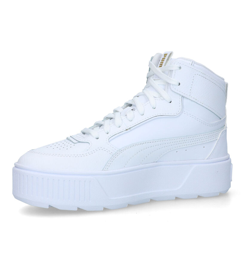 Puma Karmen Rebelle Mid baskets montantes en Blanc pour femmes (318649)