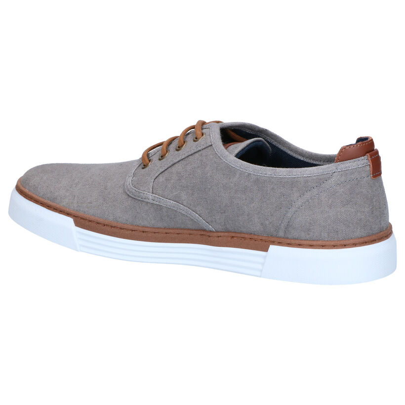 Camel Active Chaussures à lacets en Gris foncé en textile (271434)