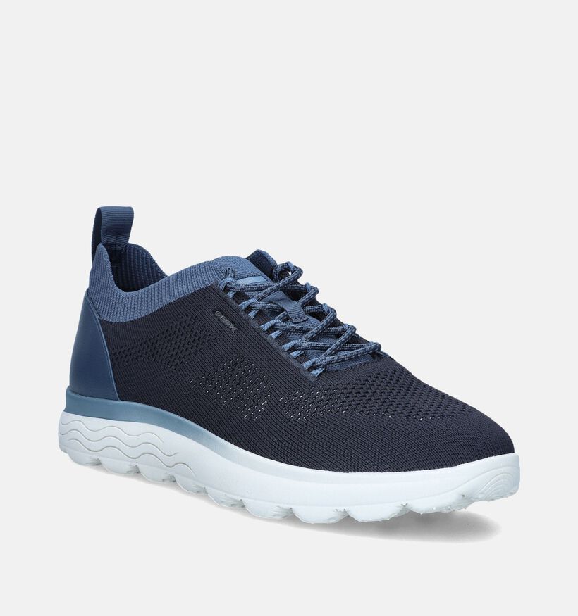 Geox Spherica Blauwe Veterschoenen voor heren (351613)