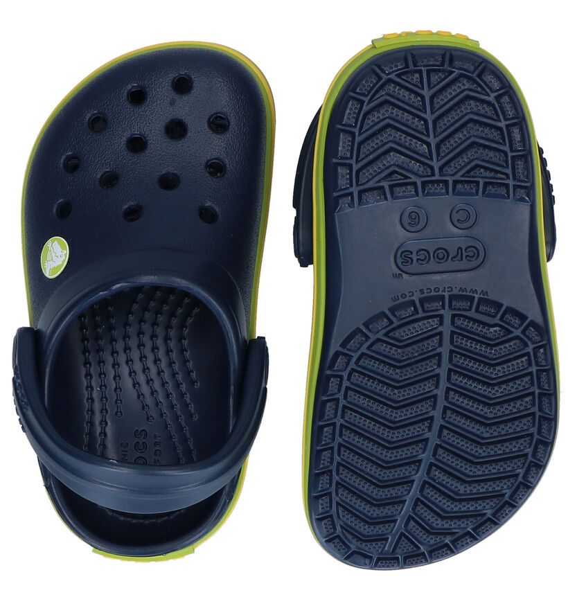 Crocs Crocband Nu-pieds en Bleu pour filles, garçons (324203)