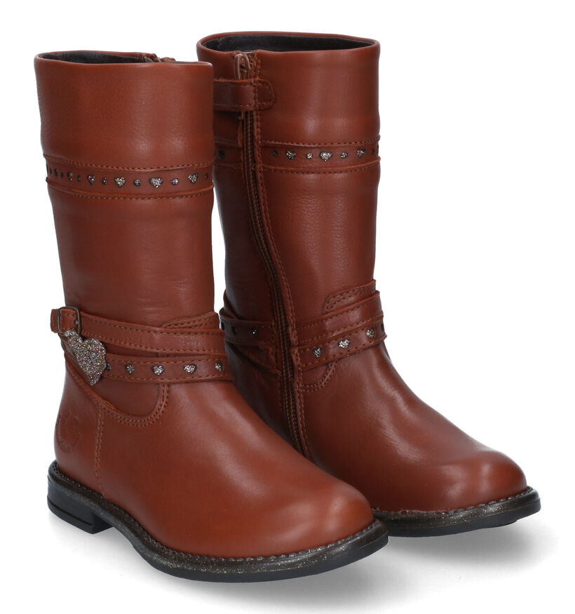 Little David Pam 2 Bottes en Cognac pour filles (316191)