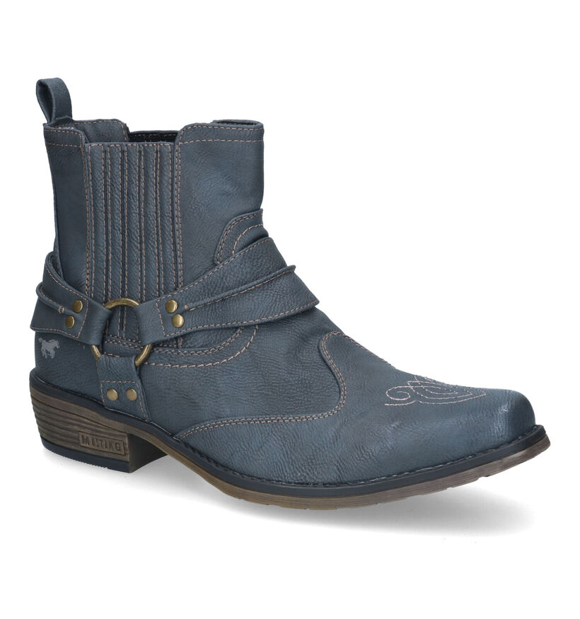 Mustang Boots en Gris en simili cuir (316305)