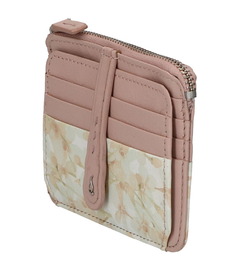 Abbacino Porte-cartes en Rose en cuir (274321)