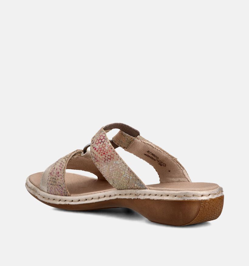 Rieker Beige Slippers voor dames (370411)