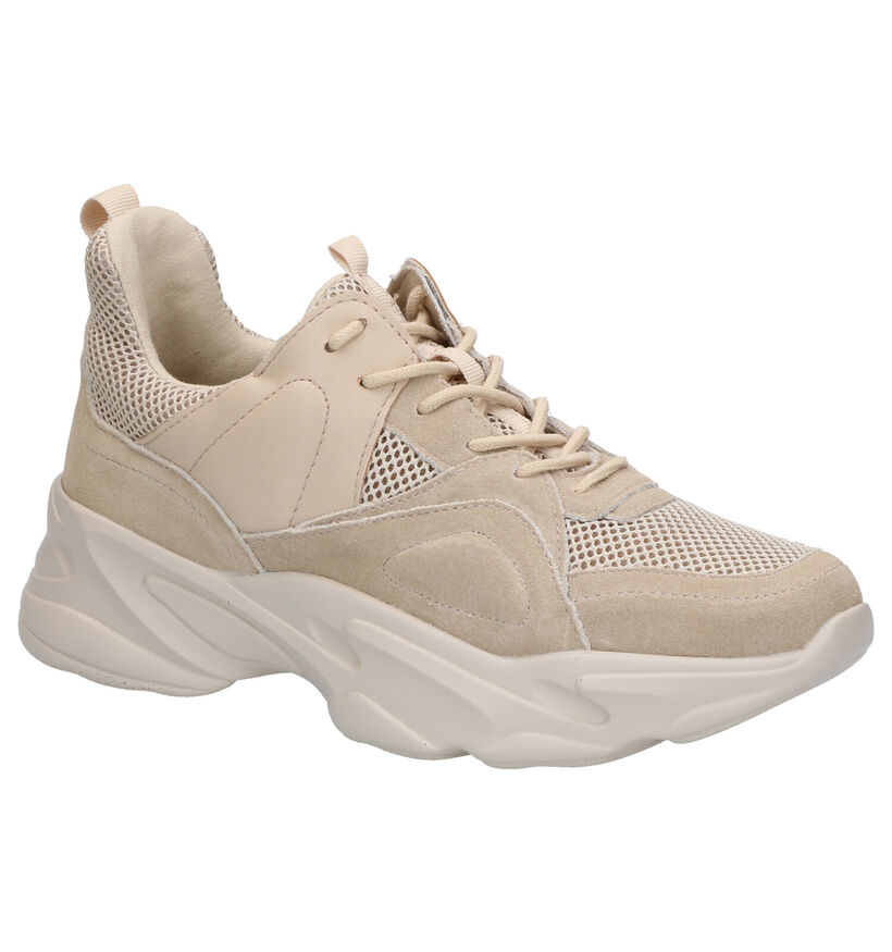 Donkerbeige Lage Sneakers Steve Madden Movement in daim (267446)