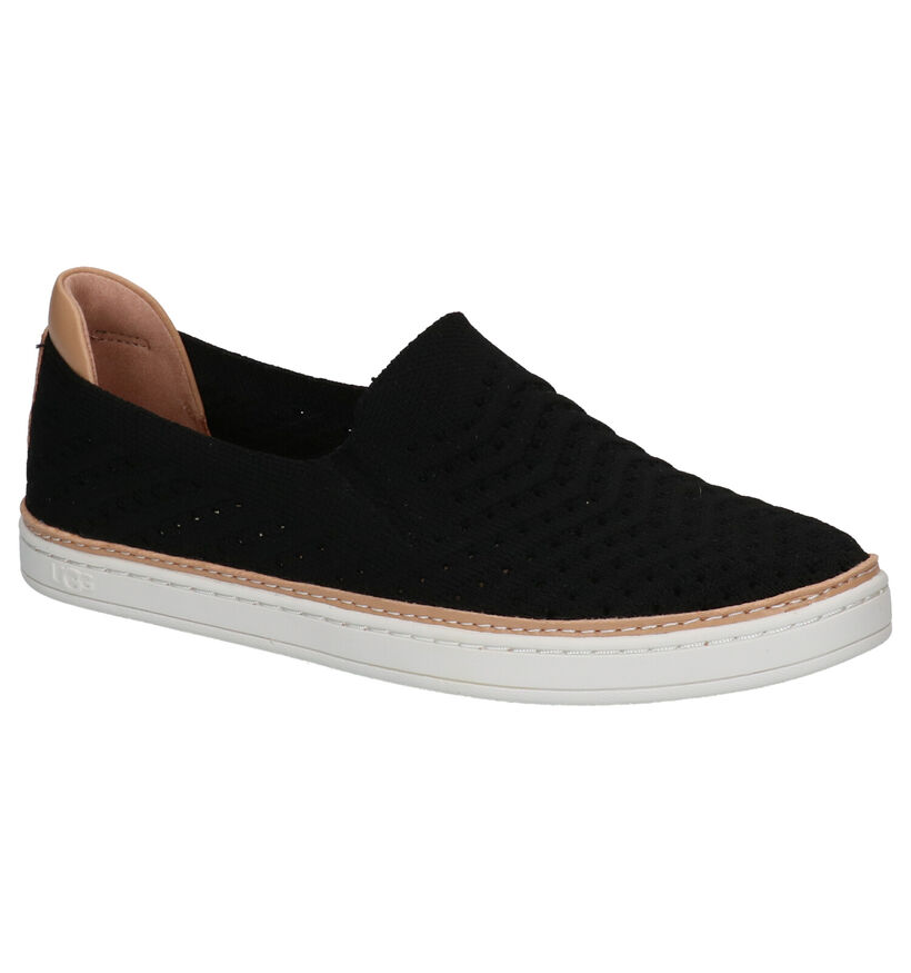 UGG Chaussures slip-on en Noir en textile (266814)