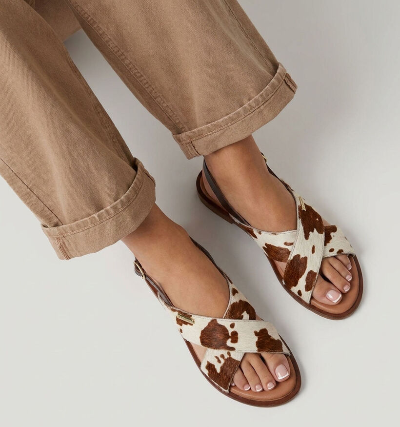 Les Tropeziennes Doapo Vache Beige Sandalen voor dames (373214)
