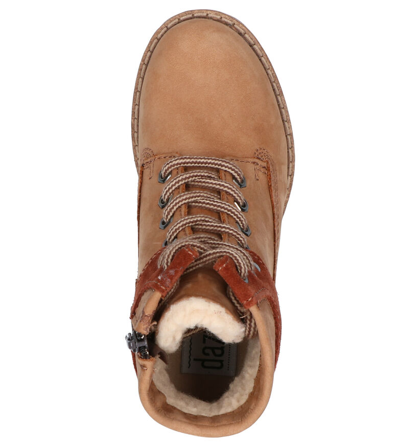 Dazzle Cognac Boots in nubuck (255173)