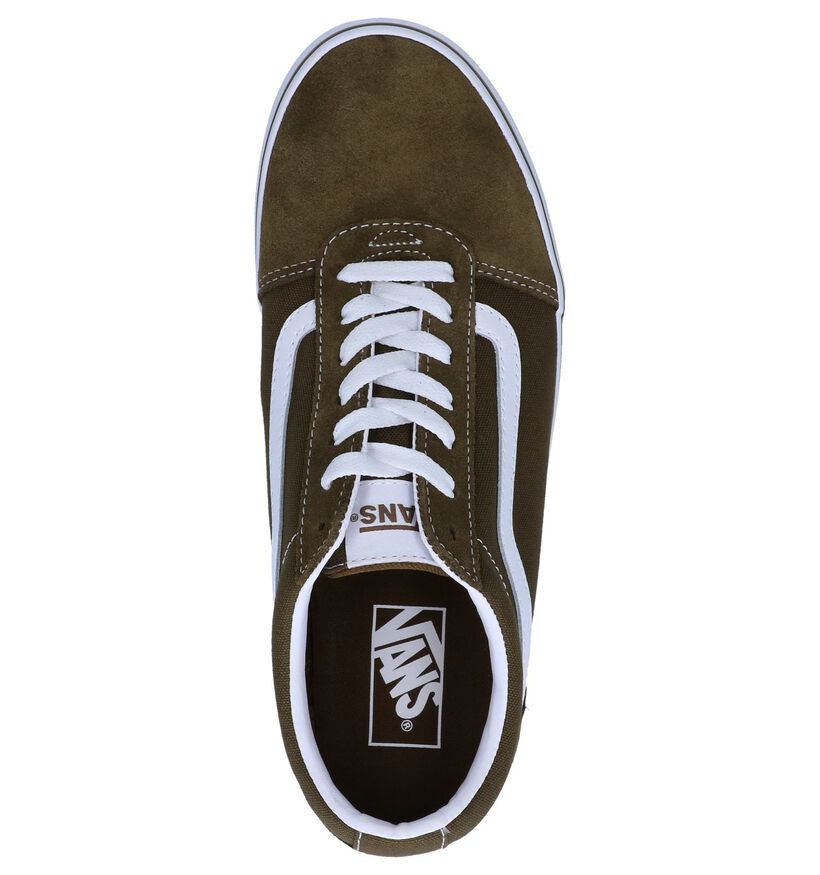 Vans Ward Baskets de skate en Brun pour hommes (328232)