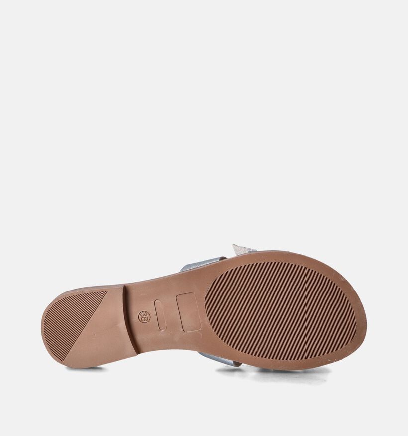 Scapa Nu-pieds plates en Argent pour femmes (355477)