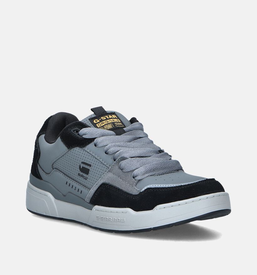 G-Star Attacc Cup Low M Grijze vVeterschoenen voor heren (345639) - geschikt voor steunzolen
