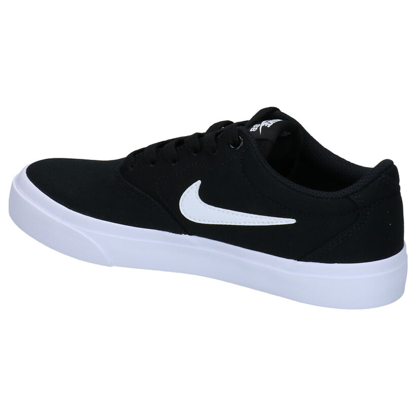 Nike SB Charge Zwarte Sneakers in stof (274610)