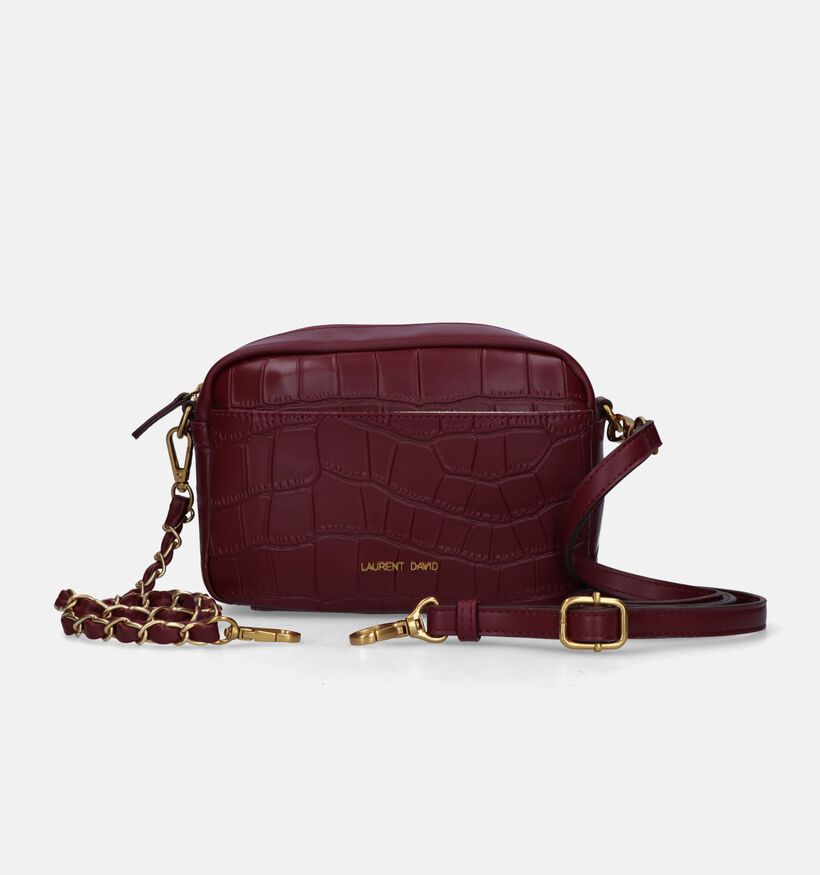 Laurent David Bordeaux Crossbody Tas voor dames (333638)