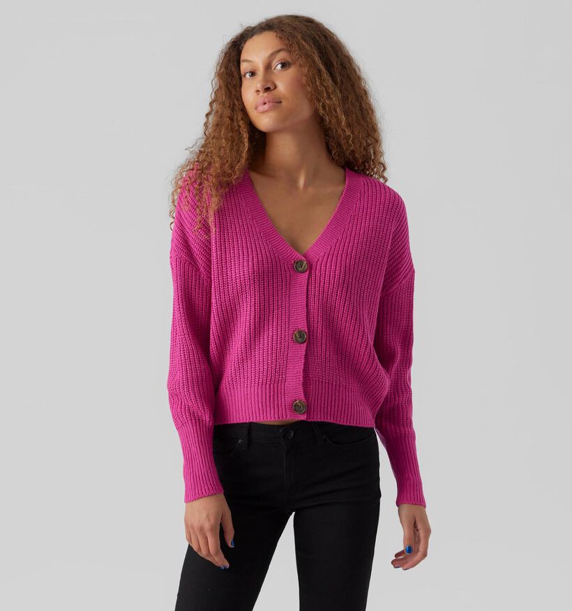 Vero Moda Lea Gilet en Rose (323855)