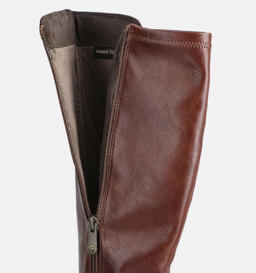 Marco Tozzi Bottes hautes en Cognac pour femmes (370687)