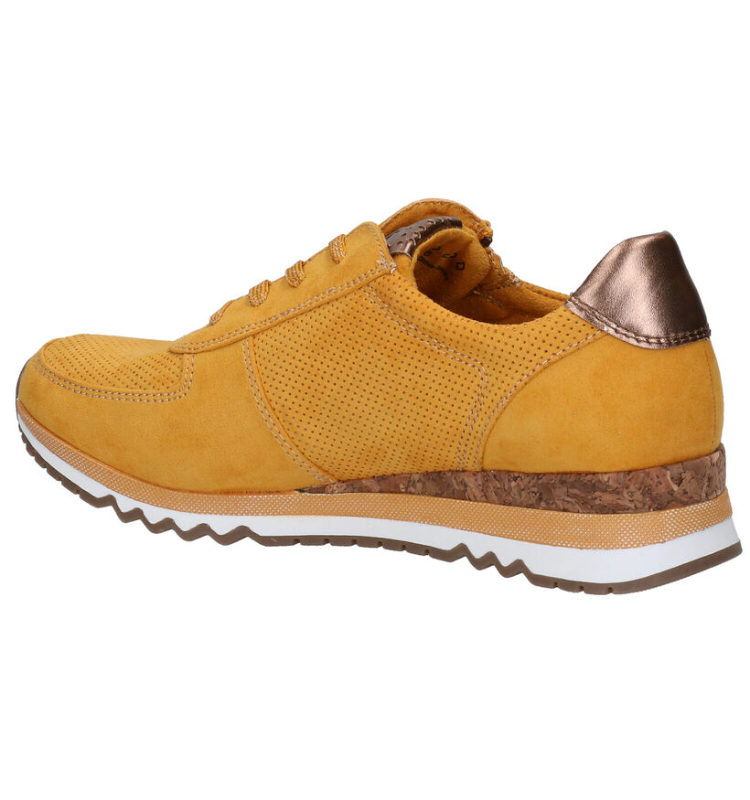 Marco Tozzi Chaussures à lacets en Jaune en simili cuir (277613)
