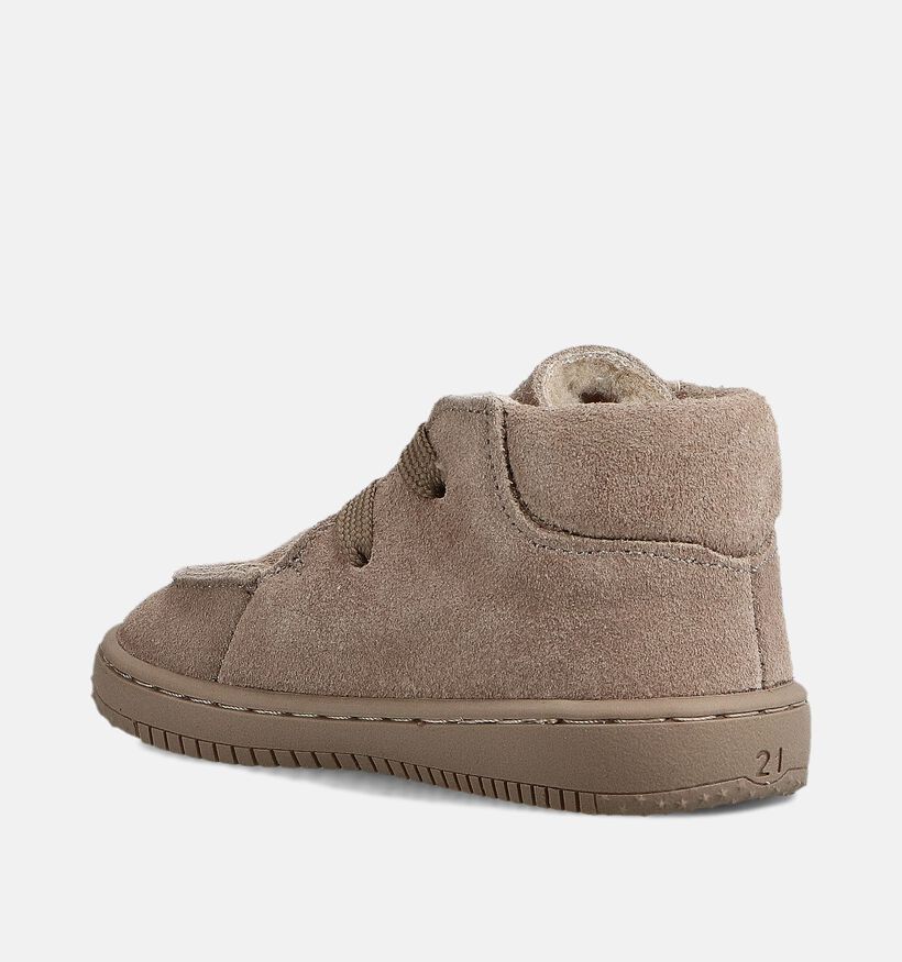 Shoesme Taupe Babyschoenen voor jongens, meisjes (363287) - geschikt voor steunzolen