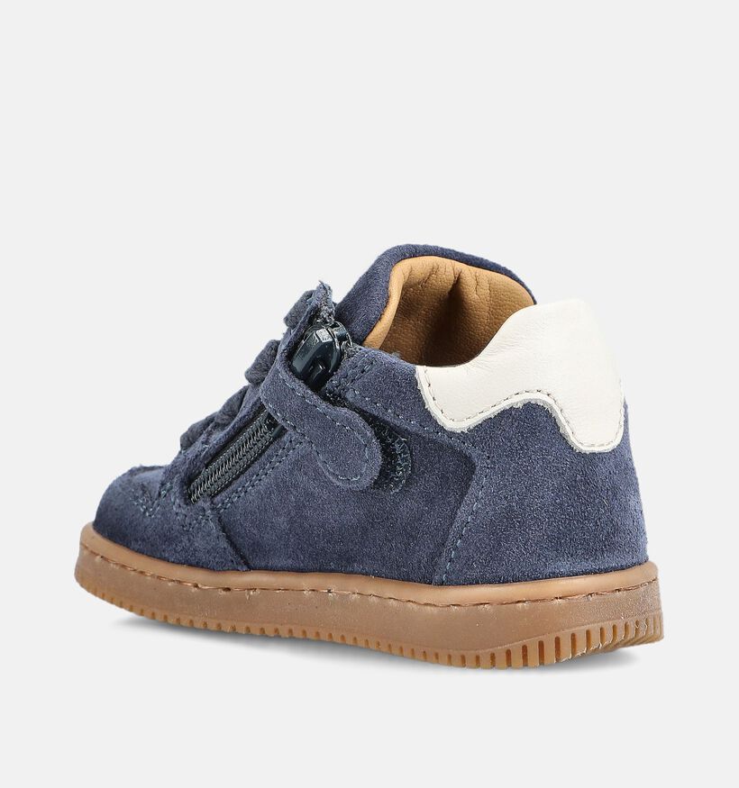 STONES and BONES Baskets Naif pour b&eacute;b&eacute; en Bleu fonc&eacute; pour filles, gar&ccedil;ons (378227) - pour semelles orthop&eacute;diques