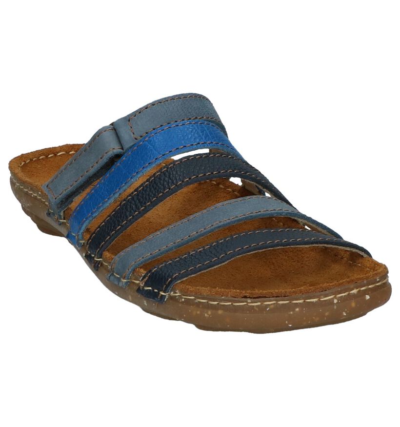 Elegante Slippers Blauw El Naturalista Torcal in leer (214146)