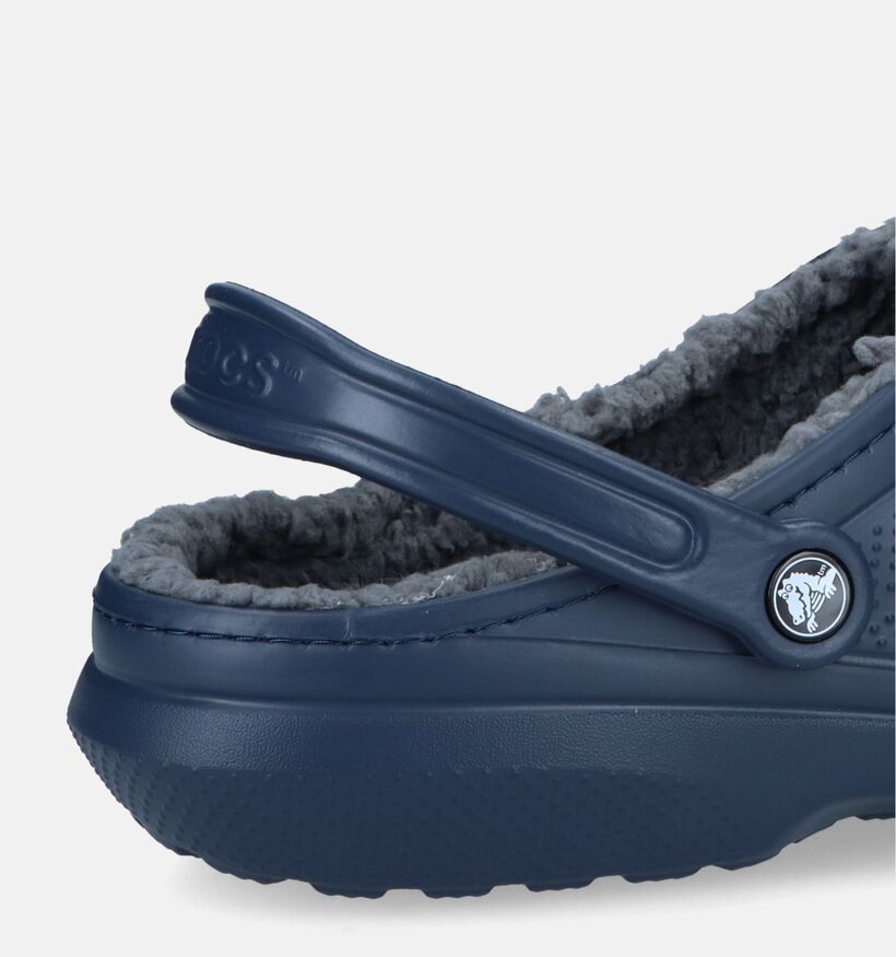 Crocs Classic Lined Blauwe Slippers voor heren (329657)