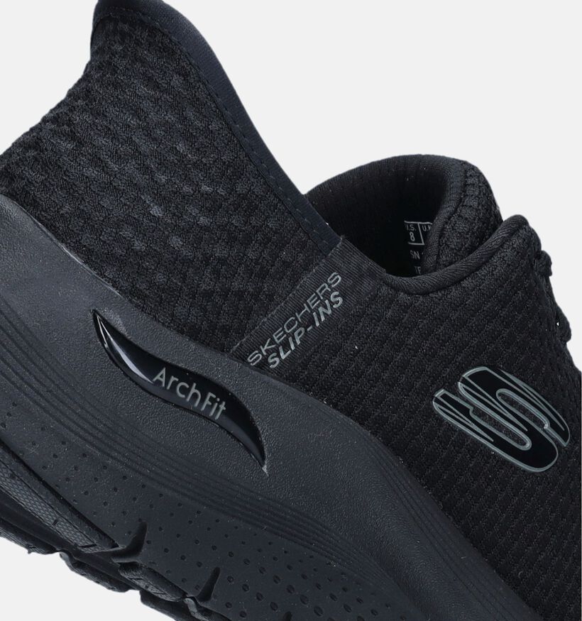 Skechers Arch Fit 2.0 Baskets en Noir pour femmes (343908) - pour semelles orthopédiques