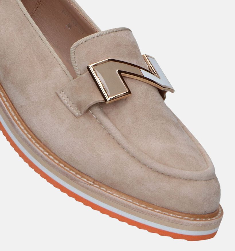 Nathan-Baume Chaussures à enfiler en Beige pour femmes (340410)