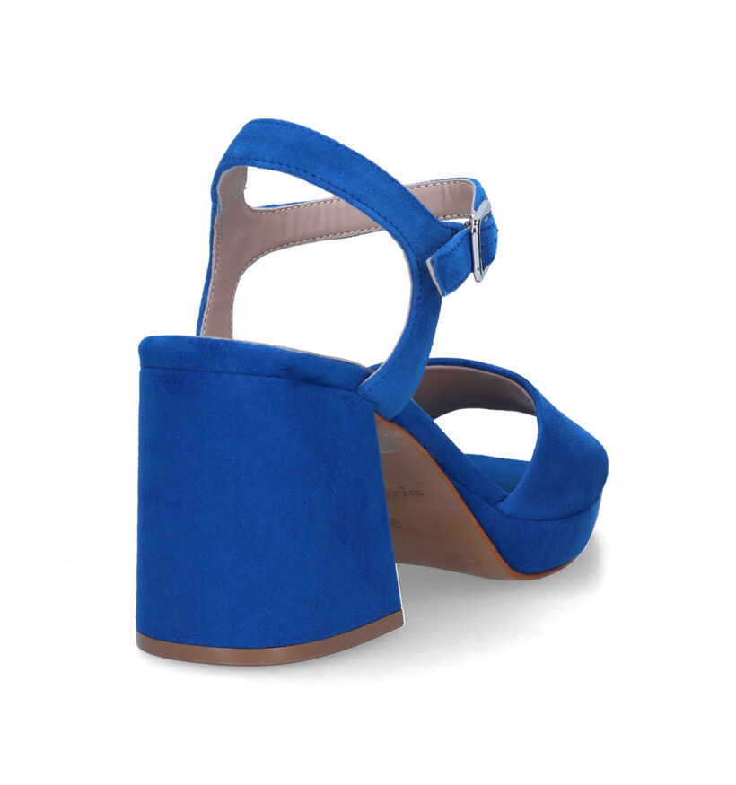 Tamaris Sandales à talons en Bleu pour femmes (322352)