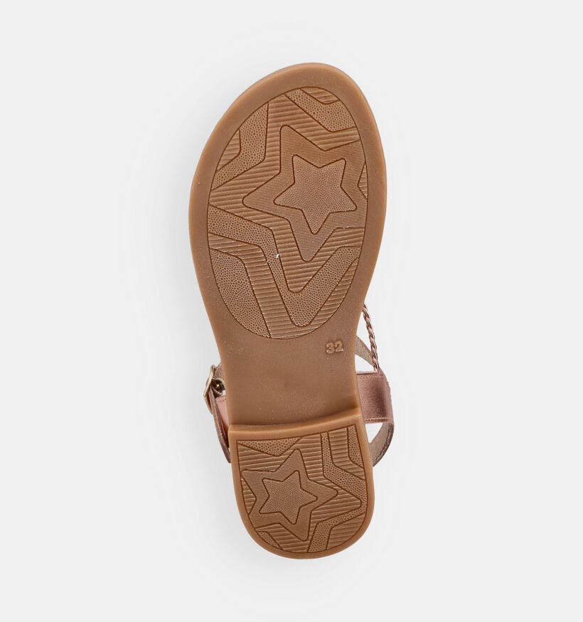 Milo & Mila Ros&eacute; Gouden Sandalen voor meisjes (372469)