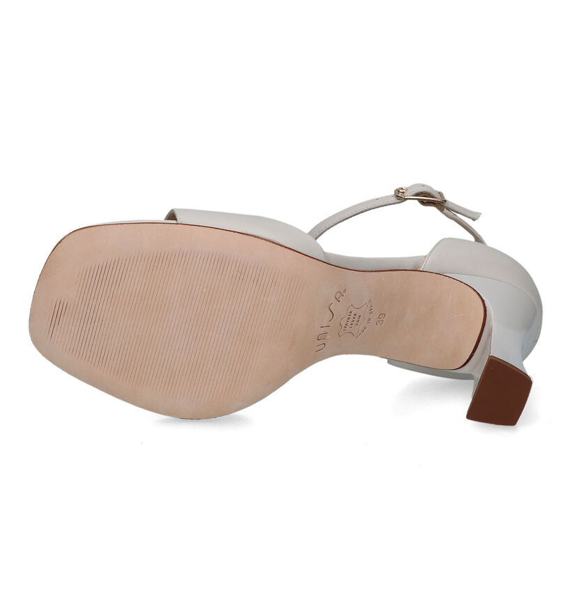 Unisa Safira Ecru Sandalen voor dames (325037)