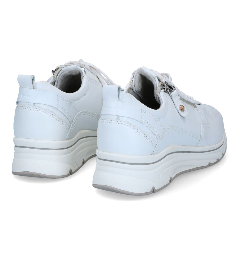 Tamaris Baskets casual en Blanc pour femmes (320654) - pour semelles orthopédiques