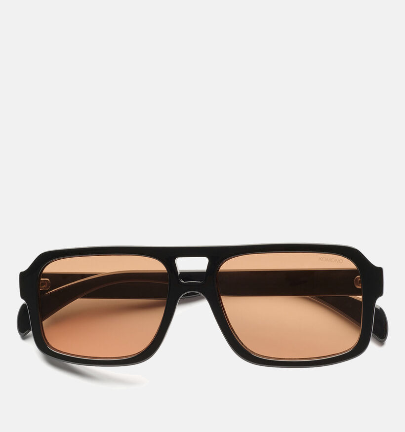 Komono Falcon Black Sunset Zwarte Zonnebril voor dames (370005)